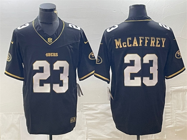 Men's San Francisco 49ers #13 Brock Purdy Black Gold 2023 F.U.S.E. Stitched Jersey Men's San Francisco 49ers #13 Brock Purdy Black Gold 2023 F.U.S.E. Stitched Jersey